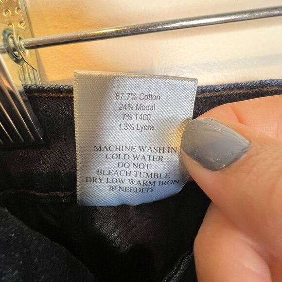 JUSTUSA High-Rise Ankle Skinny Jeans Dark Wash Size 27/4 NWT - Picture 8 of 8